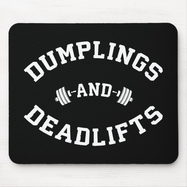 Deadlifts- och Dumplings-Noveltyer - Ljuny Bulking Musmatta (Framsidan)