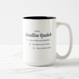 Deadline Reader Mugg