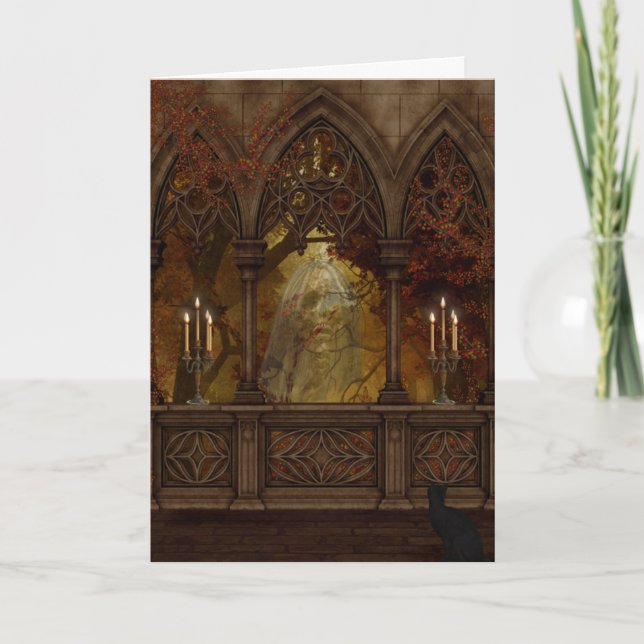 Deadly Figur Halloween Greeting Card Kort (Framsida)