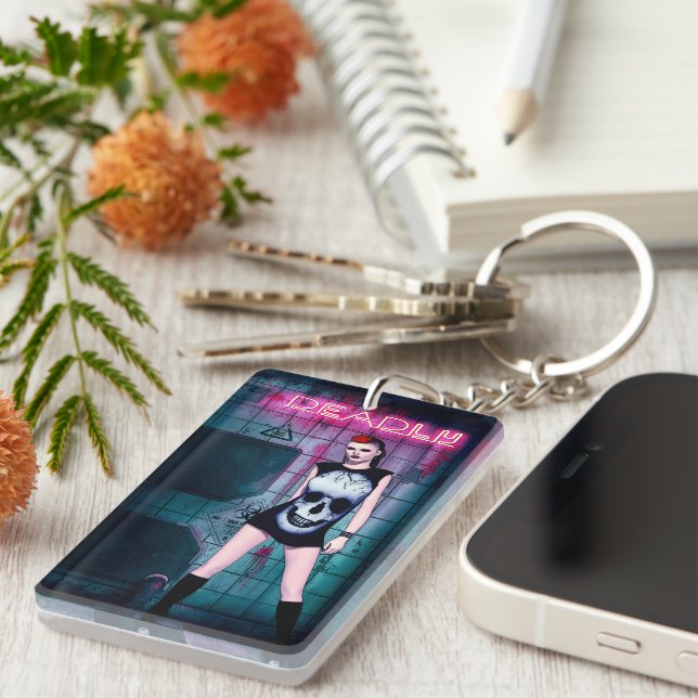 Deadly Rebel Nyckelring (Högra Framsidan)