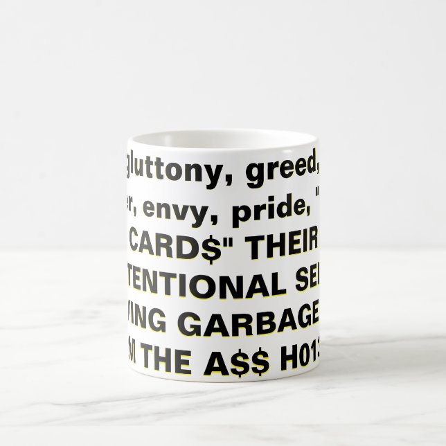 Deadly Sins Kaffemugg (Center)