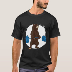Deadlyftande Strongman Bear T Shirt