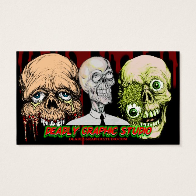 DEADLYGRAFIKKORT VISITKORT (Baksidan)