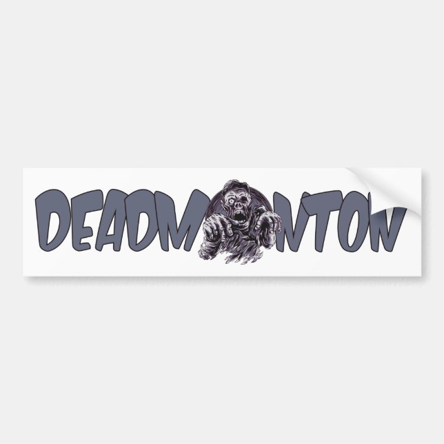 DEADMONTON bildekal (Framsidan)