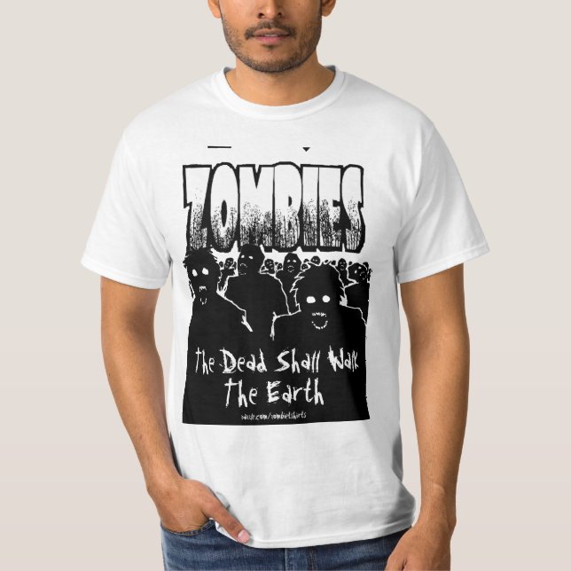Deadna går jordZombieskjortan T-shirt (Framsida)