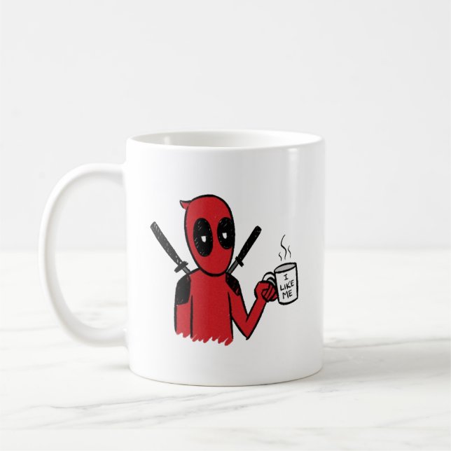 Deadpool I like me Mug Kaffemugg (Vänster)
