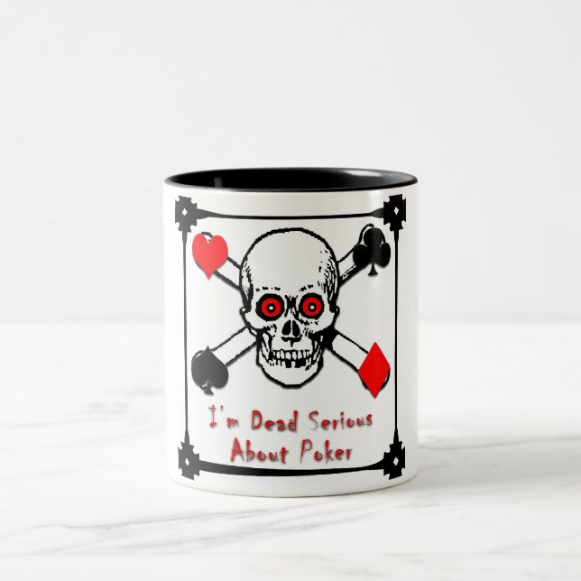 deadseriousskull Två-Tonad mugg (Center)