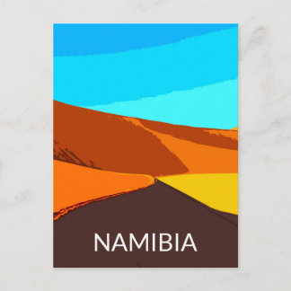 Deadvlei Namibia Travel Vintage Art-vykort Vykort