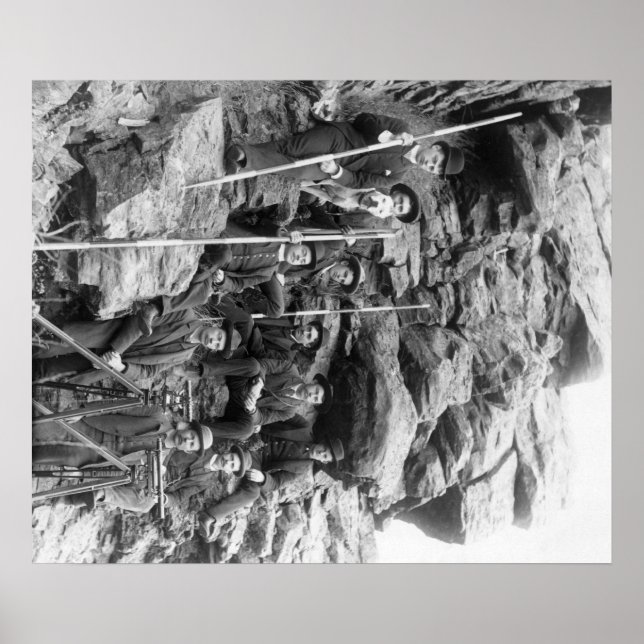 Deadwood Central Railroad Ingenjör Corps Poster (Framsidan)