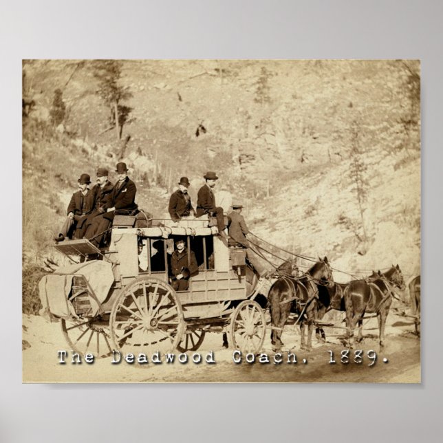 Deadwood Coach 1889 Poster (Framsidan)