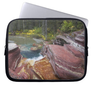Deadwood Falls på Reynolds Creek på hösten i Laptop Sleeve