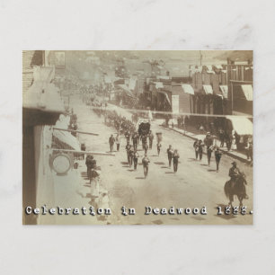 Deadwood Firande 1888 Vykort