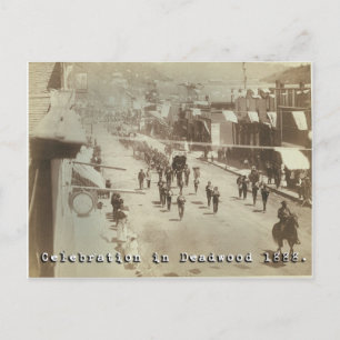 Deadwood-firande 1888 vykort