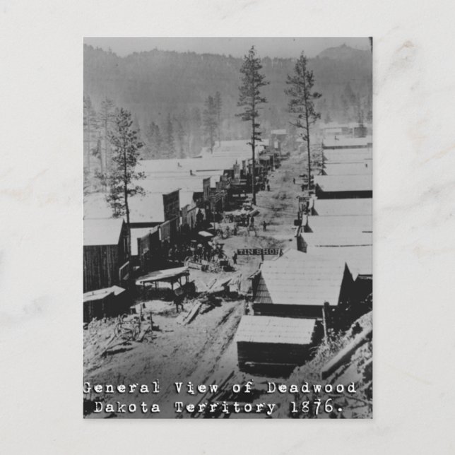 Deadwood Historical Photo Vykort (Framsida)