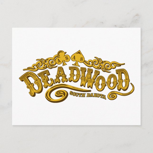 Deadwood Saloon Vykort (Framsida)