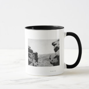 Deadwood som sedd från vitstenar fotograferar mugg