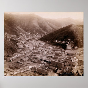 DEADWOOD SOUTH DAKOTA 1888 - NEJ 4 POSTER
