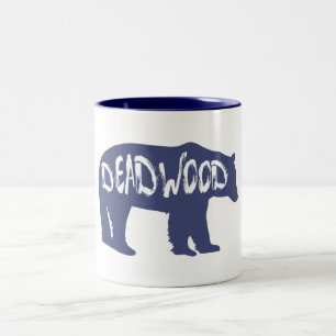 Deadwood South Dakota Bear Två-Tonad Mugg