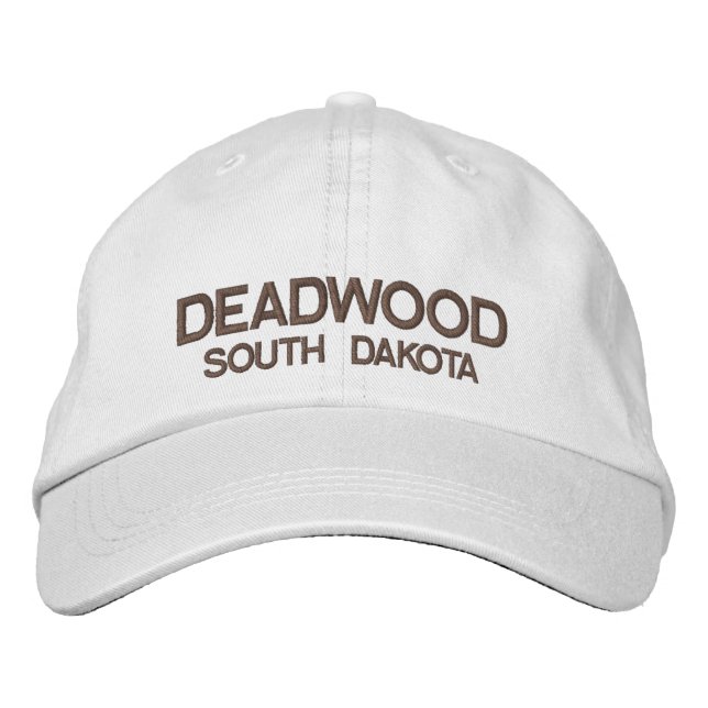 Deadwood* South Dakota personifierade den Broderad Keps (Framsida)