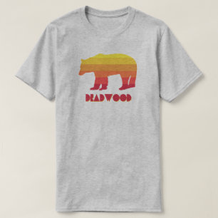 Deadwood South Dakota Rainbow Bear T Shirt