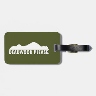 Deadwood South Dakota, tack Bagagebricka