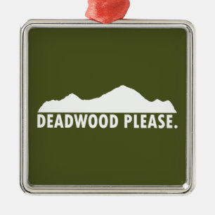 Deadwood South Dakota, tack Julgransprydnad Metall