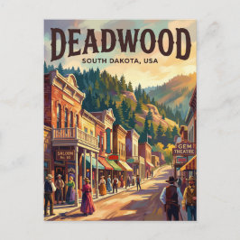 Deadwood, South Dakota USA Vykort