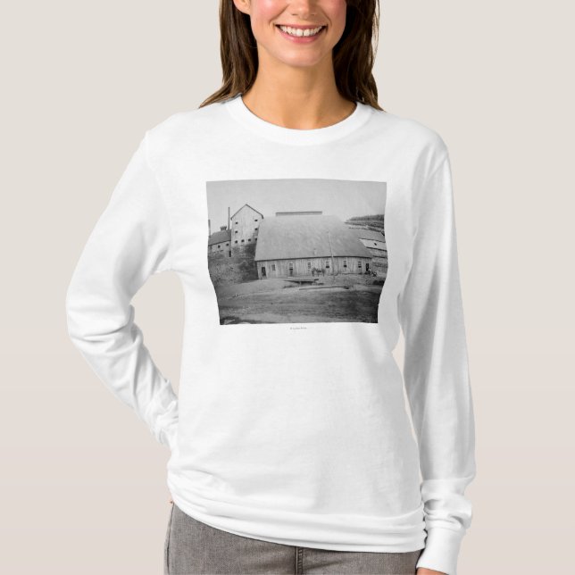 Deadwoodförminskningsarbeten fotograferar t-shirt (Framsida)