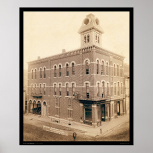 Deadwoods Elegant City Hall SD 1890 Poster