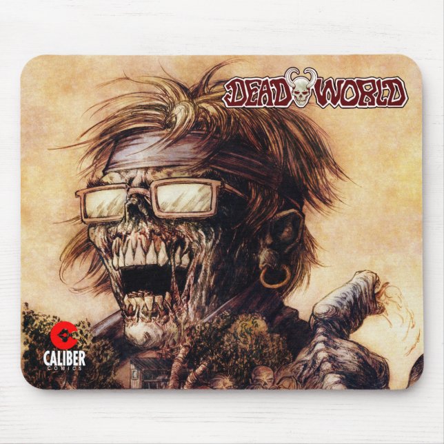 Deadworld Kung Zombie färg musmatta (Framsidan)
