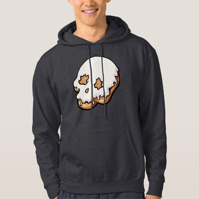 Deaely Sweet Skull Doughnut Hoodie (Framsida)