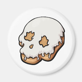 Deaely Sweet Skull Doughnut Magnet
