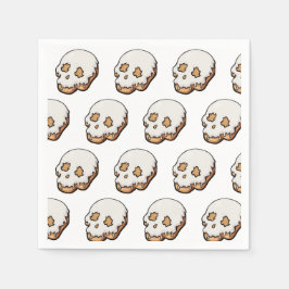 Deaely Sweet Skull Doughnut Pappersservett