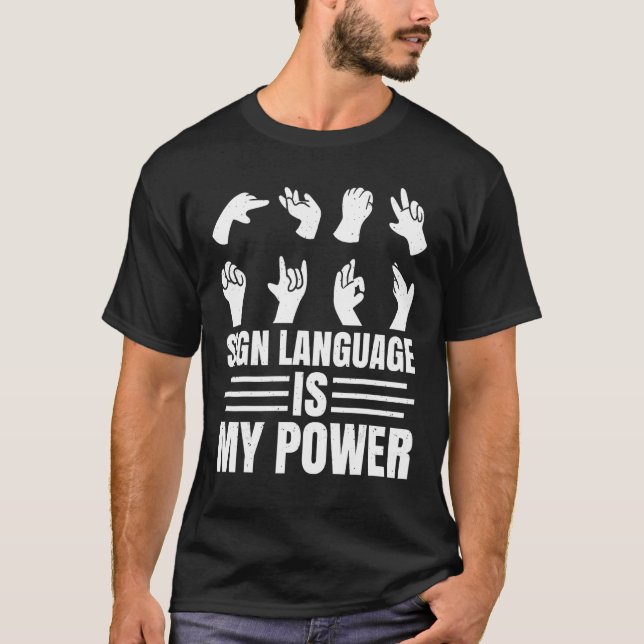 Deaf Pride ASL Sign Language Deaf You Wouldn t Und T Shirt (Framsida)