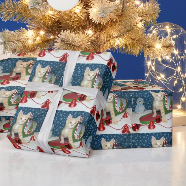Deaglanas postlåda för julkort ( katt/kattunge) presentpapper (Helgdagar)