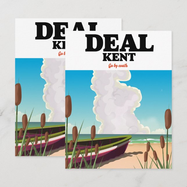 Deal Kent-reseaffisch för reserv (Fram/baksida)