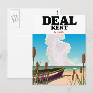 Deal Kent-reseaffisch för reserv Vykort