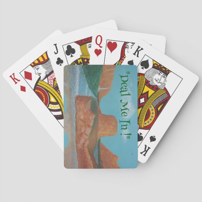 "Deal Me In"  Poker Cards Casinokort (Baksidan)