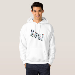 Deal, Poker Logotyp, Manar White Hoodie