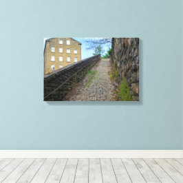 Dean Clough Cobblestone Climb - Brandts andarliv Canvastryck
