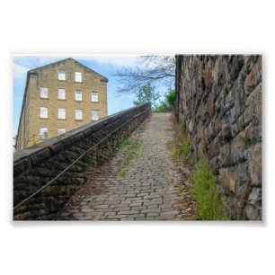 Dean Clough Cobblestone Climb - Brandts Andetag Fototryck