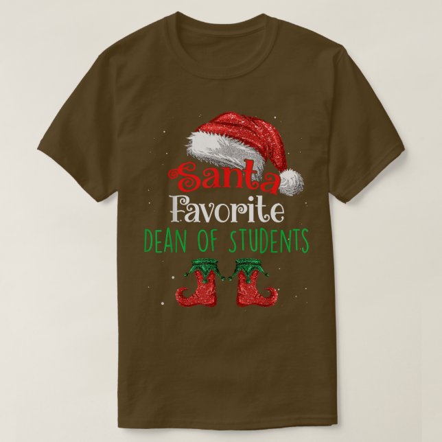 Dean från Studenter Santa Favorite Claus julfu T Shirt (Design framsida)