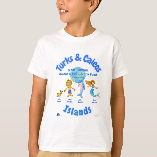 Dean & Jo Global Uppdrag Boy's T-Shirt (Framsida)