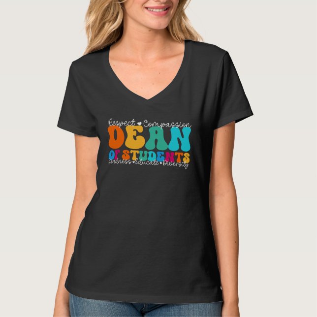 Dean Of Students Appreciation Week Back to School T Shirt (Framsida)