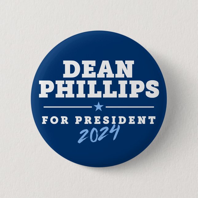 Dean Phillips 2024 Knapp (Framsida)
