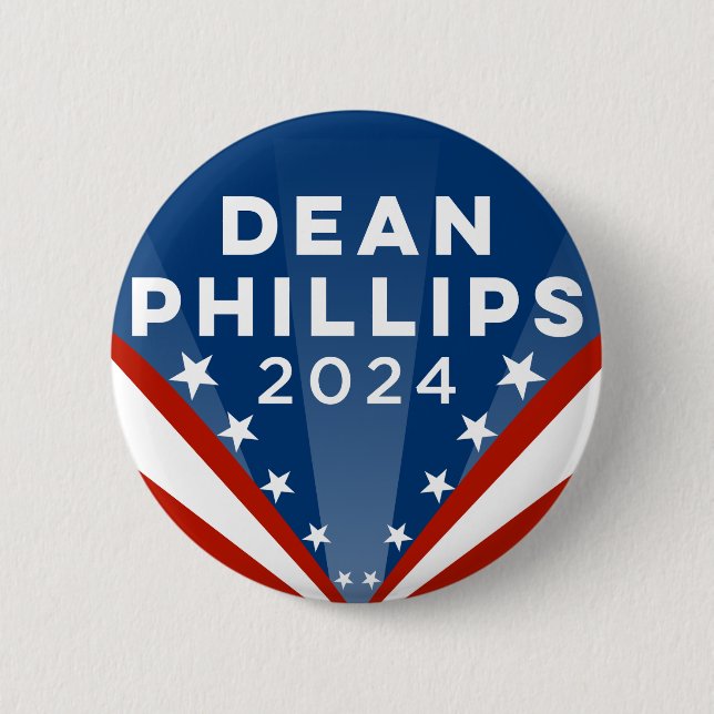 Dean Phillips 2024 Knapp (Framsida)