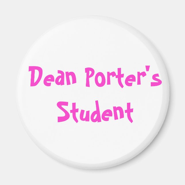 Dean Porters Student Magnet (Framsidan)