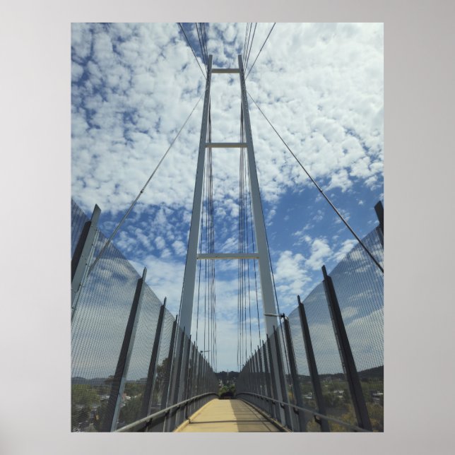 Dean Street Pedestrian Bridge Pathway to the Sky Poster (Framsidan)