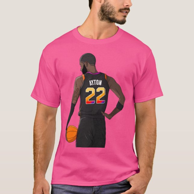 Deandre Ayton - Phoenix Sol Basketball T Shirt (Framsida)