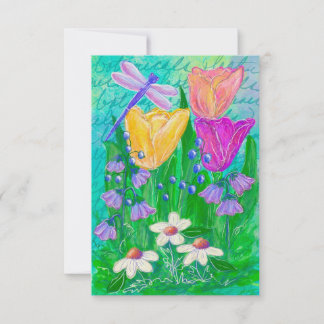Deanna Day Blank Blommigt Card